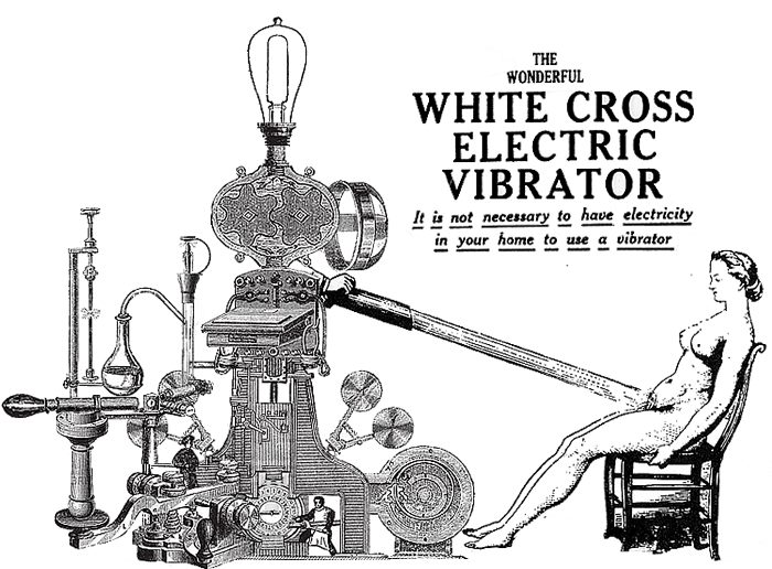 The wonderful White Cross Electric Vibrator